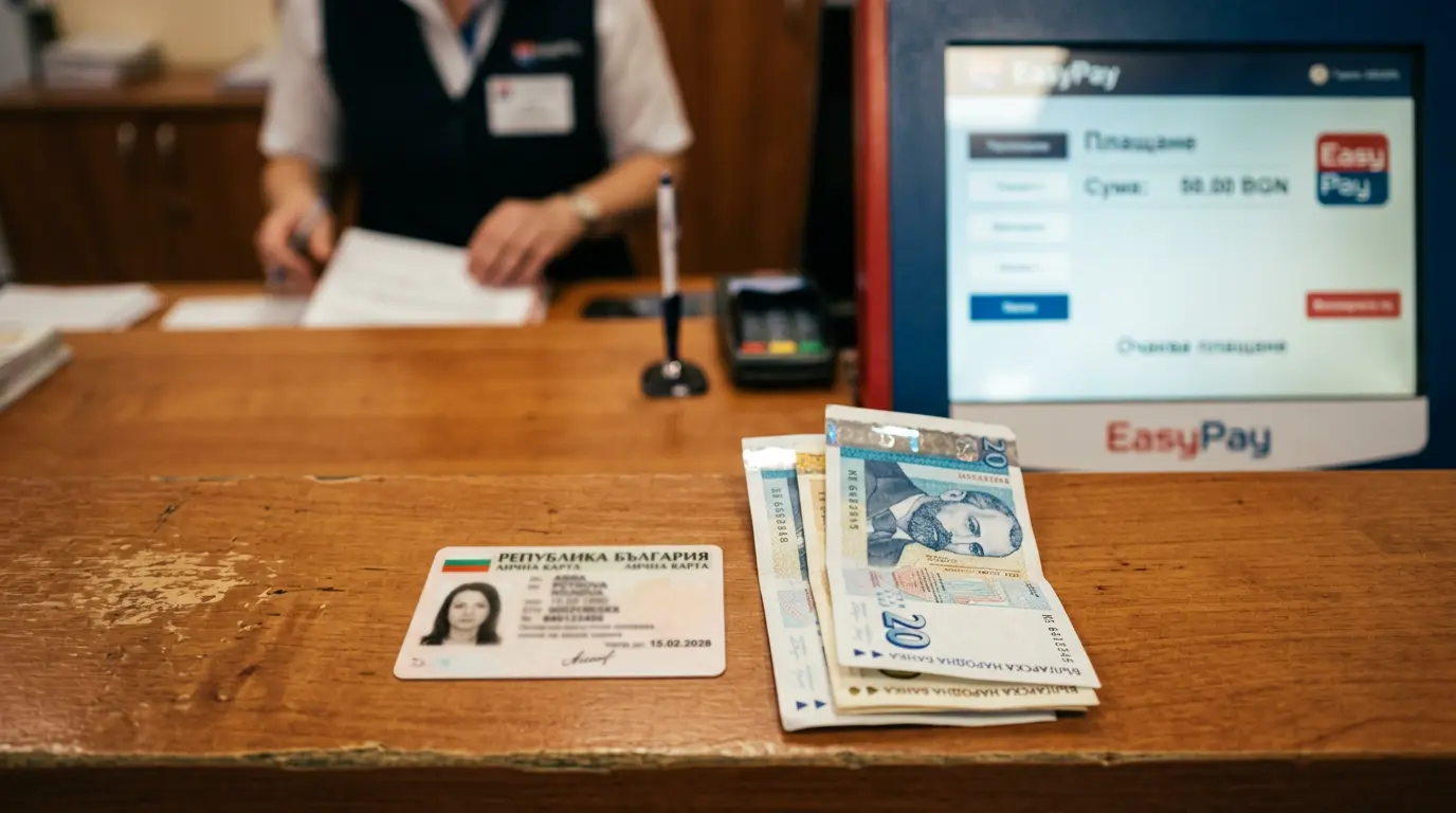 EasyPay депозит с ЕГН на касата за залагания в букмейкър