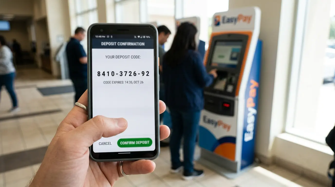 EasyPay депозит в PalmsBet чрез код на каса