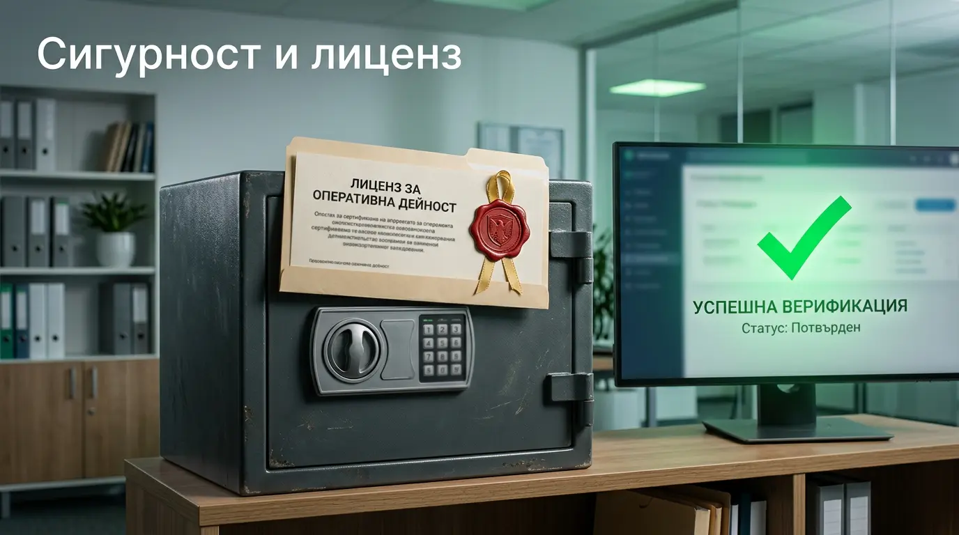 EasyPay сигурност и лиценз от БНБ — защита при залагания