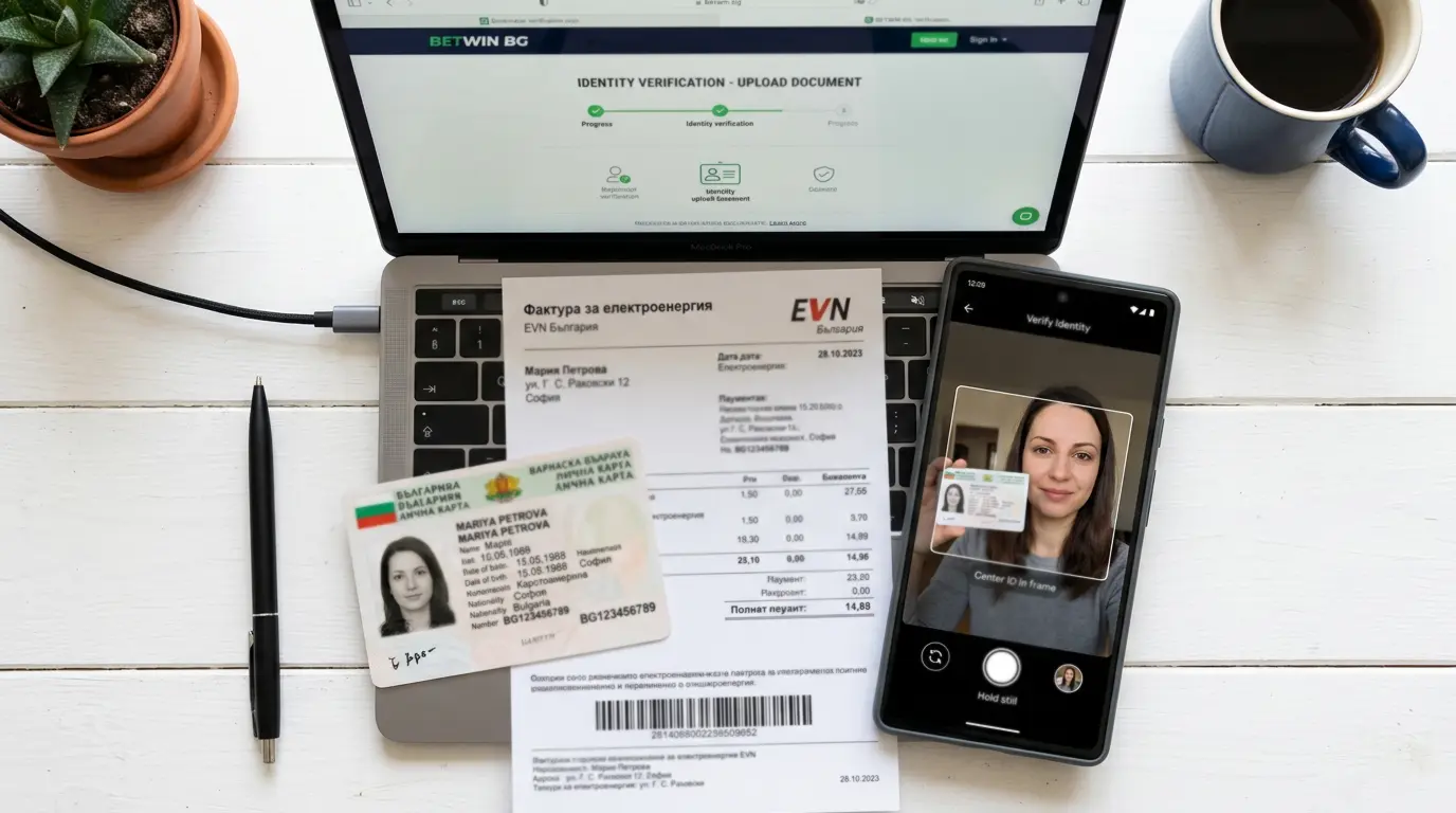 Верификация при теглене на печалби чрез EasyPay от букмейкър